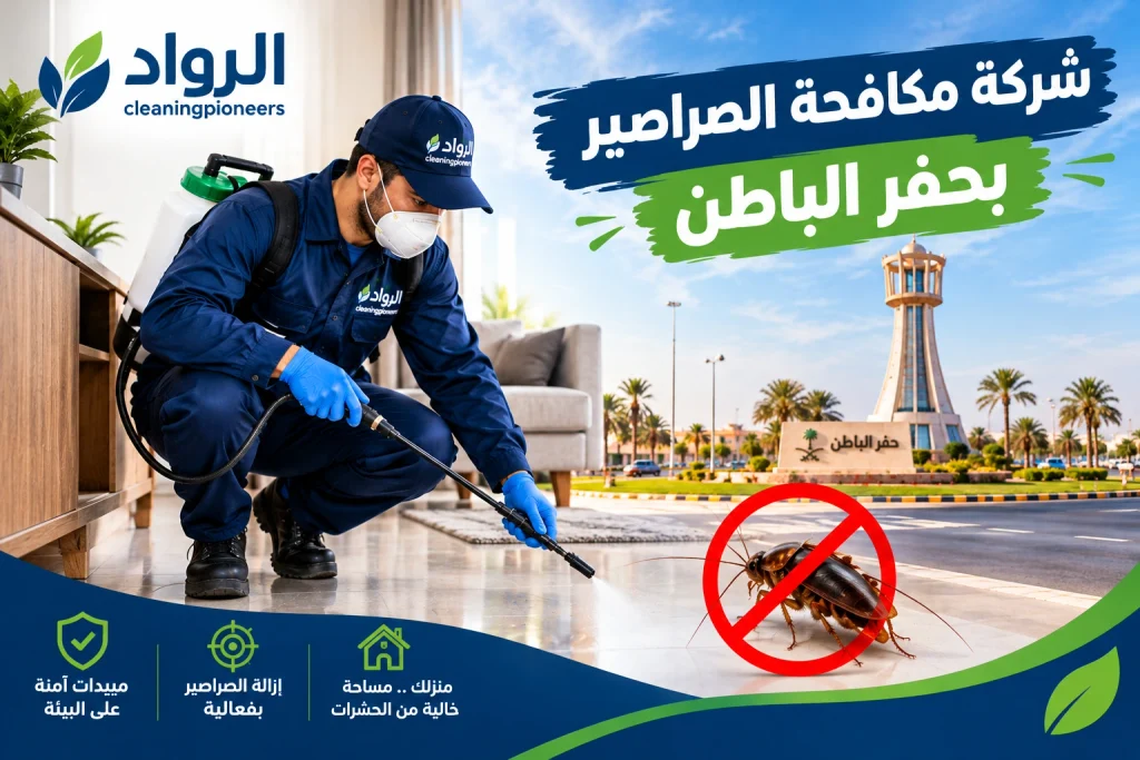افضل شركات مكافحة الصراصير بحفر الباطن