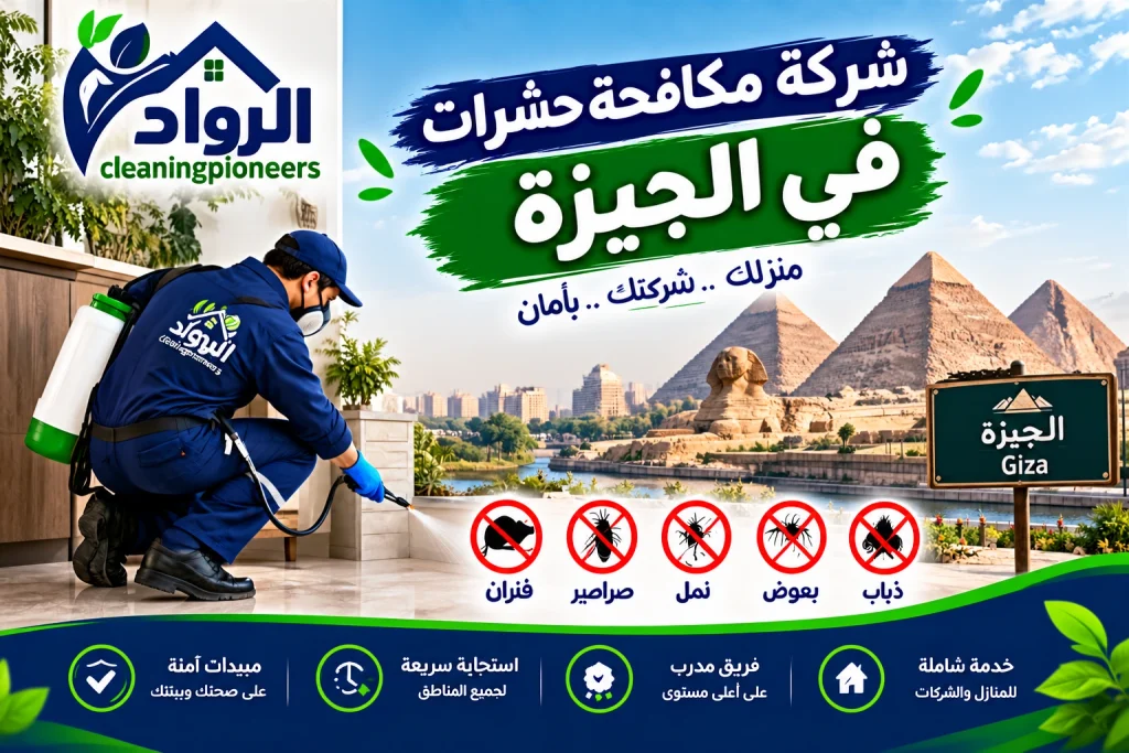 شركة مكافحة حشرات في الجيزة