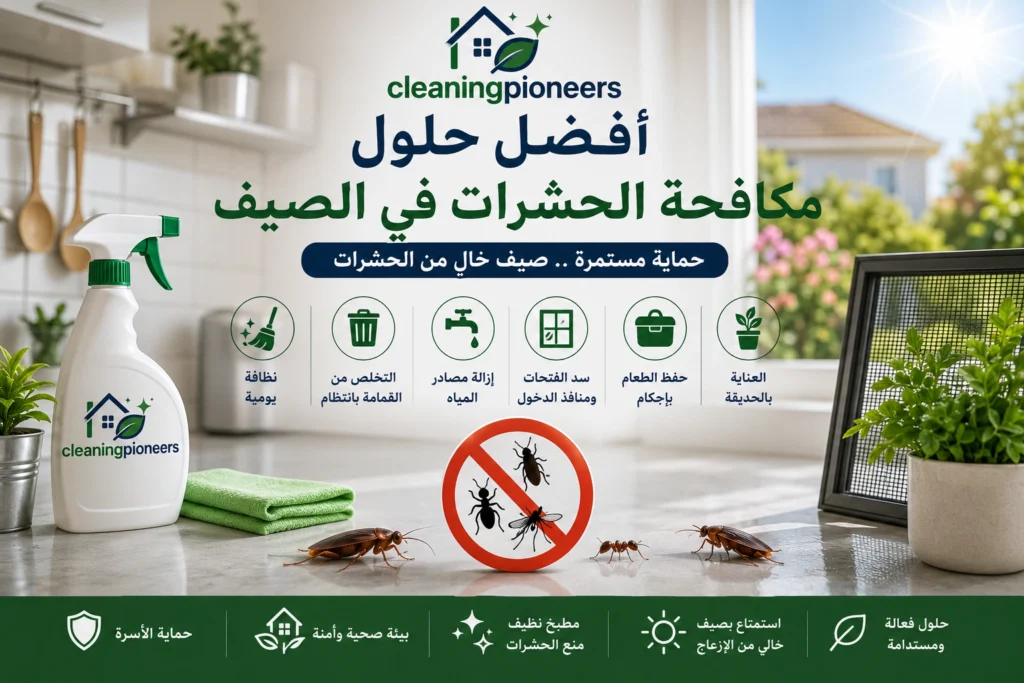 افضل حلول مكافحة الحشرات في الصيف