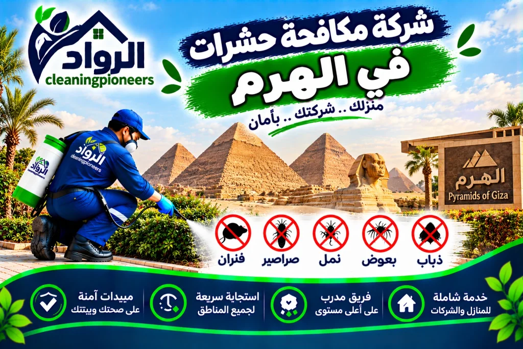 شركة مكافحة حشرات في الهرم
