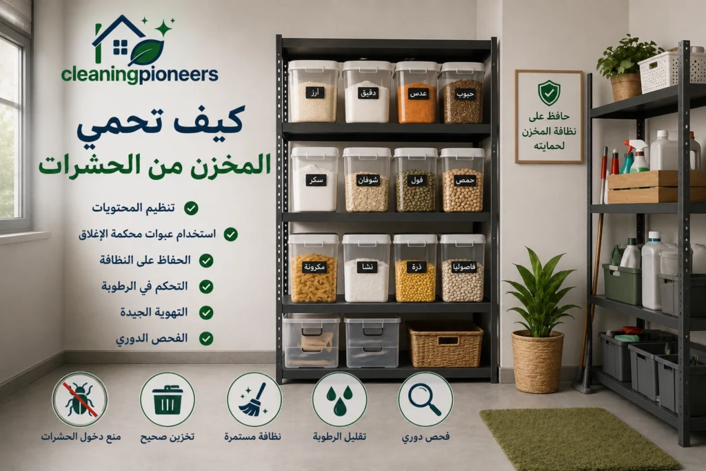 كيف تحمي المخزن من الحشرات