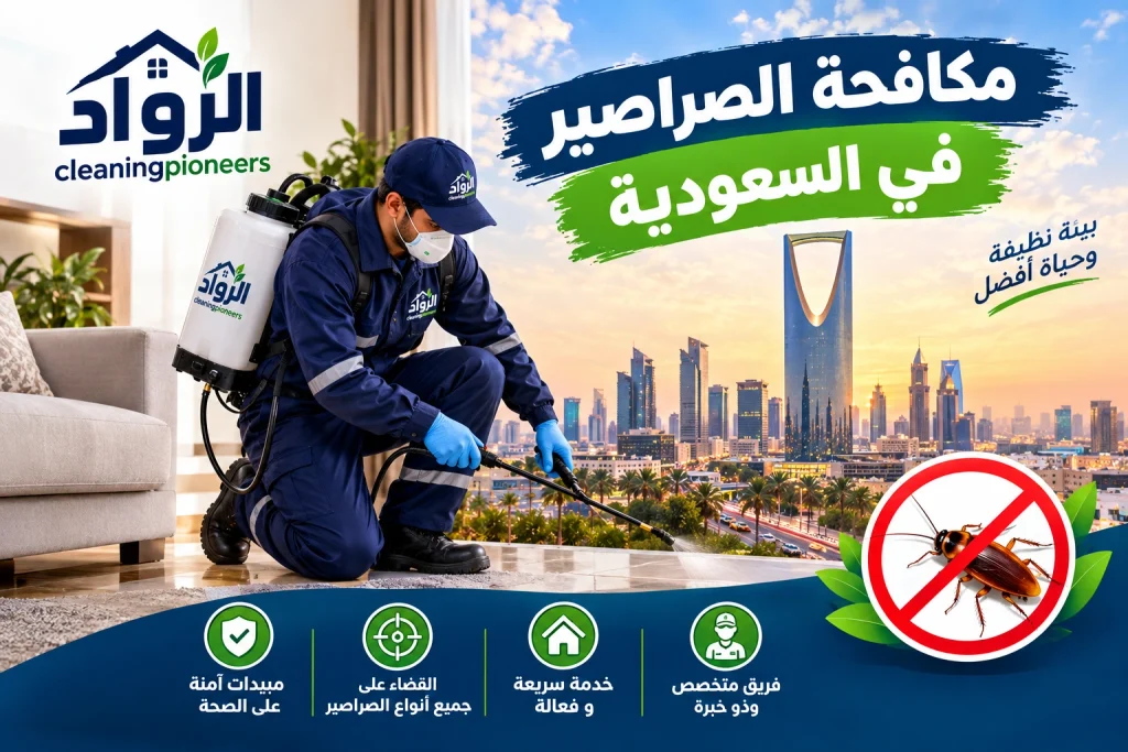 مكافحة الصراصير في السعودية