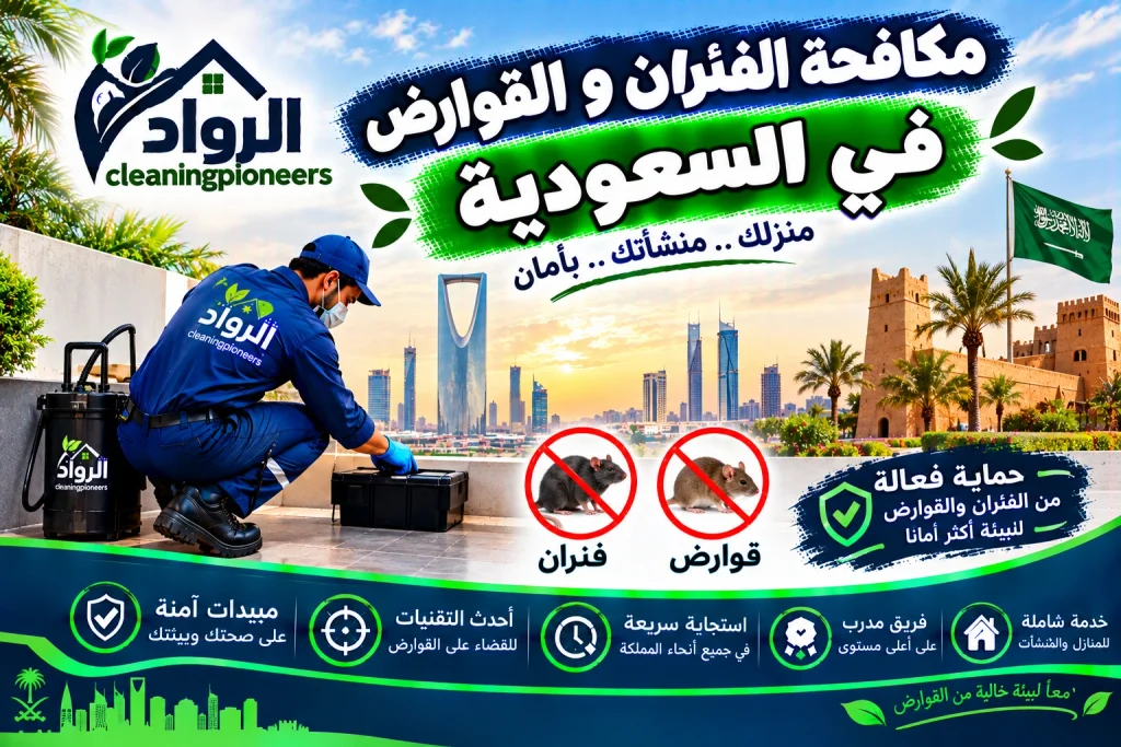 مكافحة الفئران و القوارض في السعودية