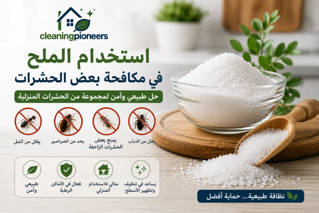 استخدام الملح في مكافحة بعض الحشرات