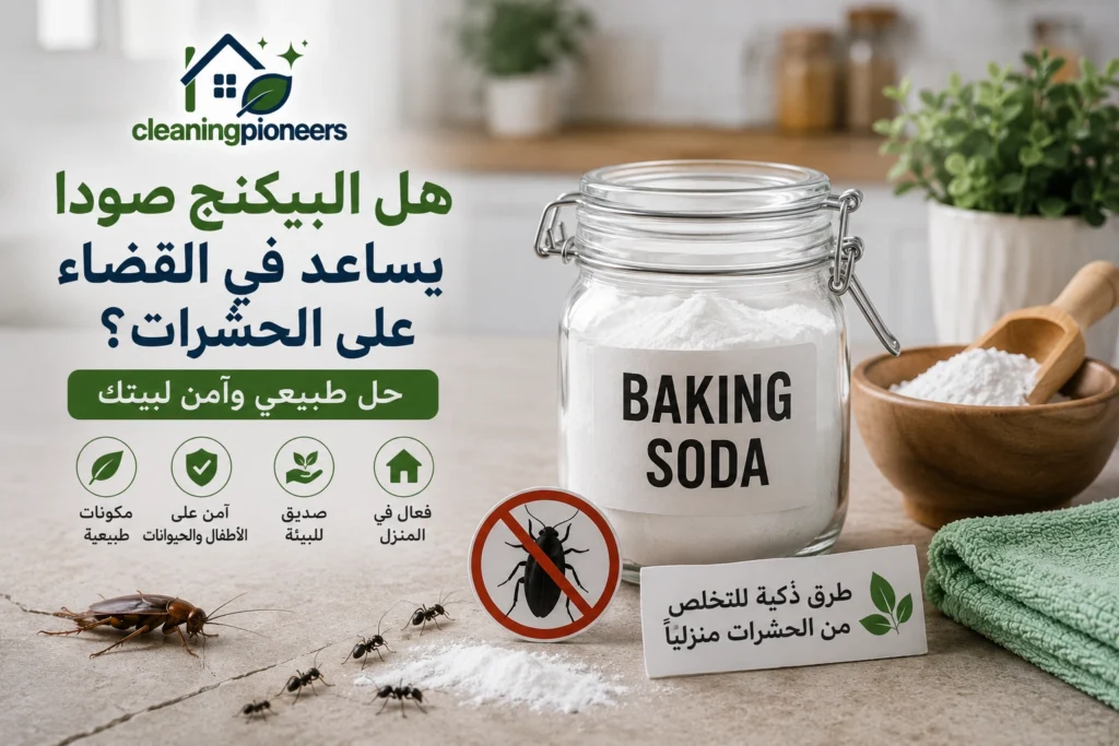 هل البيكنج صودا يساعد في القضاء على الحشرات