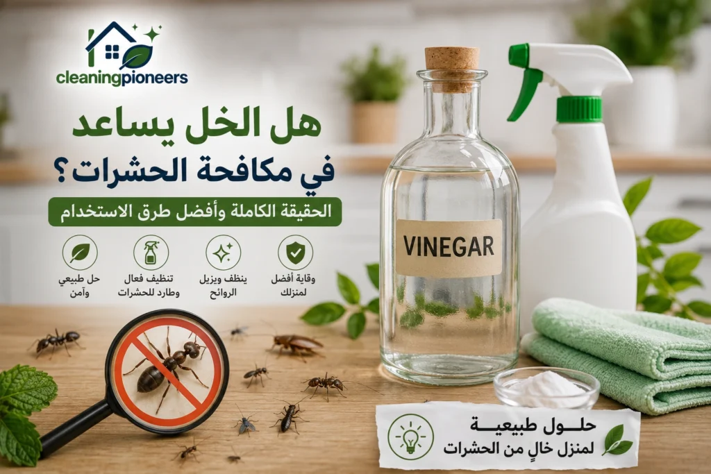 هل الخل يساعد في مكافحة الحشرات