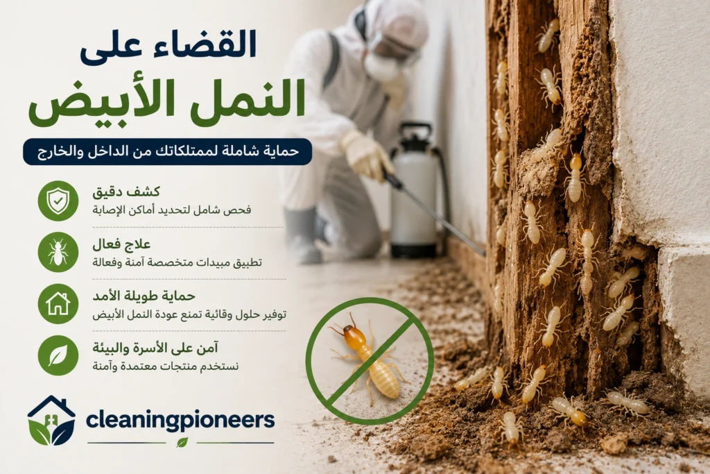 القضاء على النمل الابيض