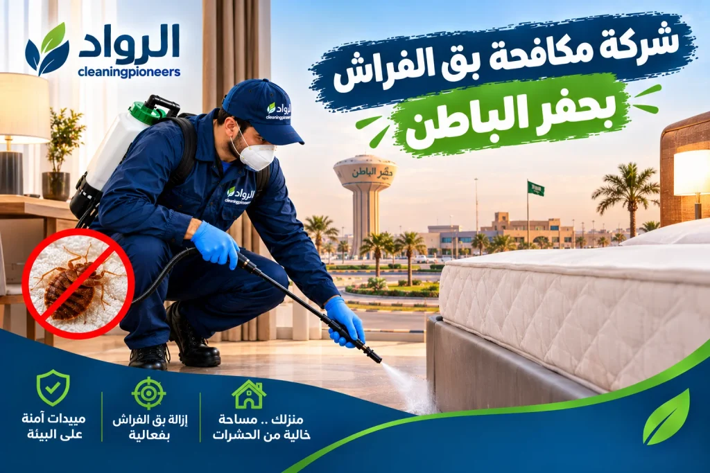 افضل شركة مكافحة بق الفراش بحفر الباطن