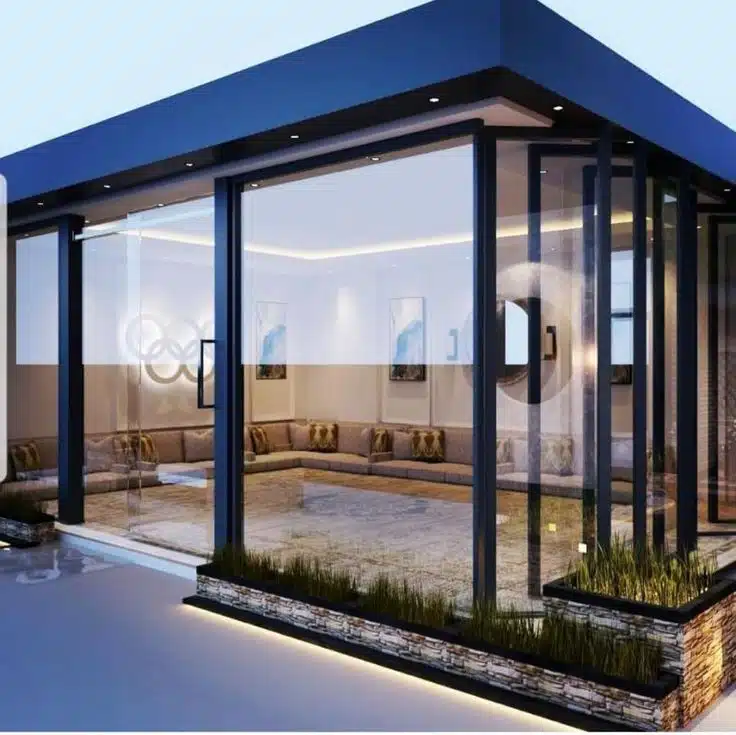 glass room design
